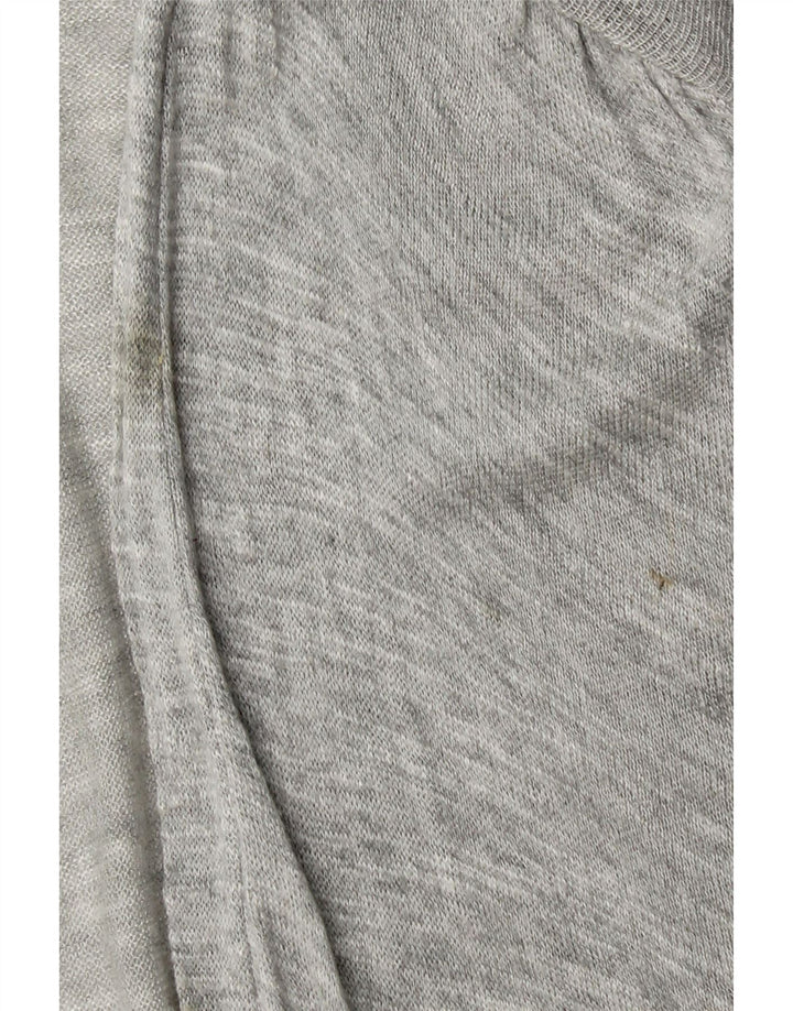 Zara Suéter Cardigan Aberto Feminino Reino Unido 12 Cinza Médio