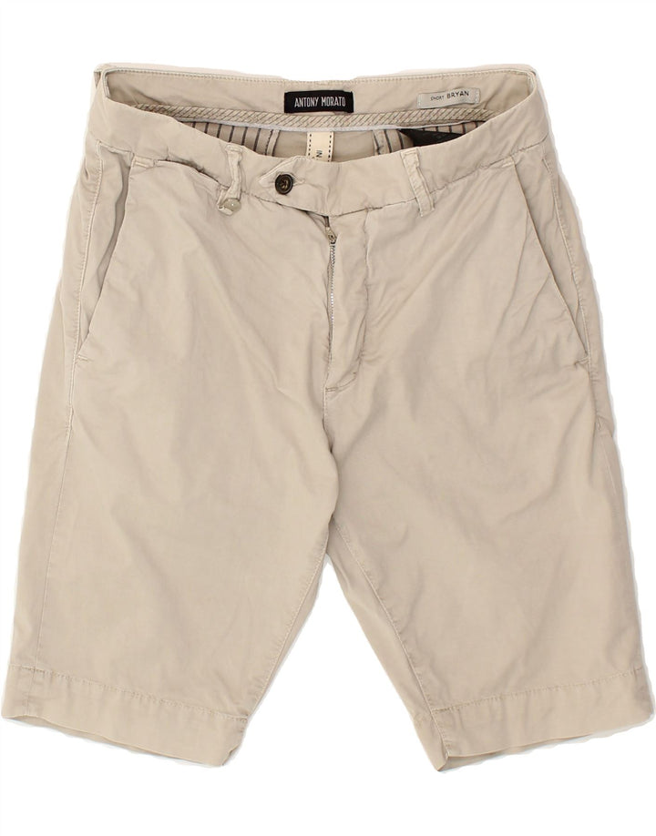 ANTONY MORATO Womens Chino Shorts IT 44 Medium W30 Beige Cotton Vintage Antony Morato and Second-Hand Antony Morato from Messina Hembry 