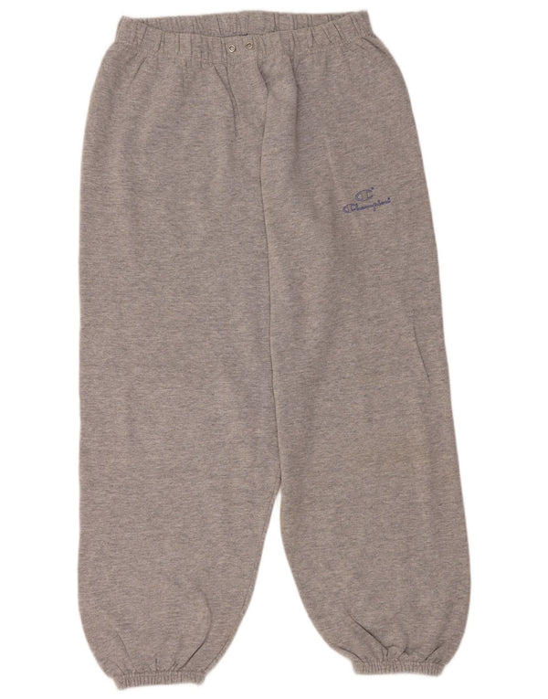 Calça de treino masculina Champion Joggers XL cinza manchado de algodão