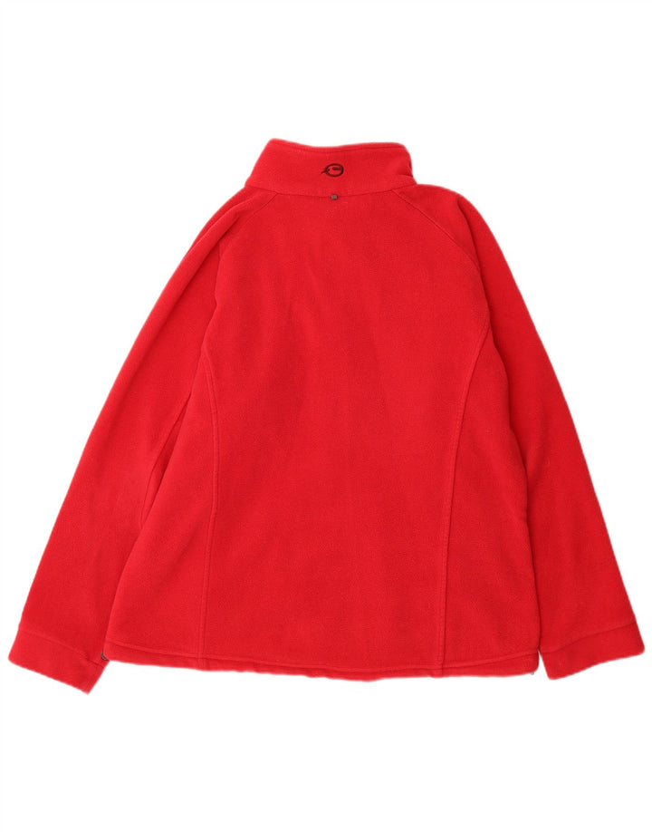 Jaqueta de lã feminina SPRAYWAY UK 14 grande poliéster vermelho