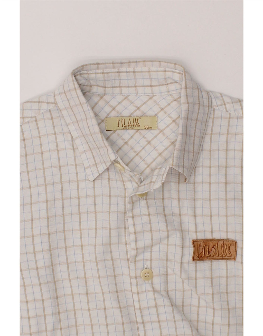 ALVIERO MARTINI Boys Shirt 2-3 Years White Check Cotton Vintage ALVIERO MARTINI and Second-Hand ALVIERO MARTINI from Messina Hembry 
