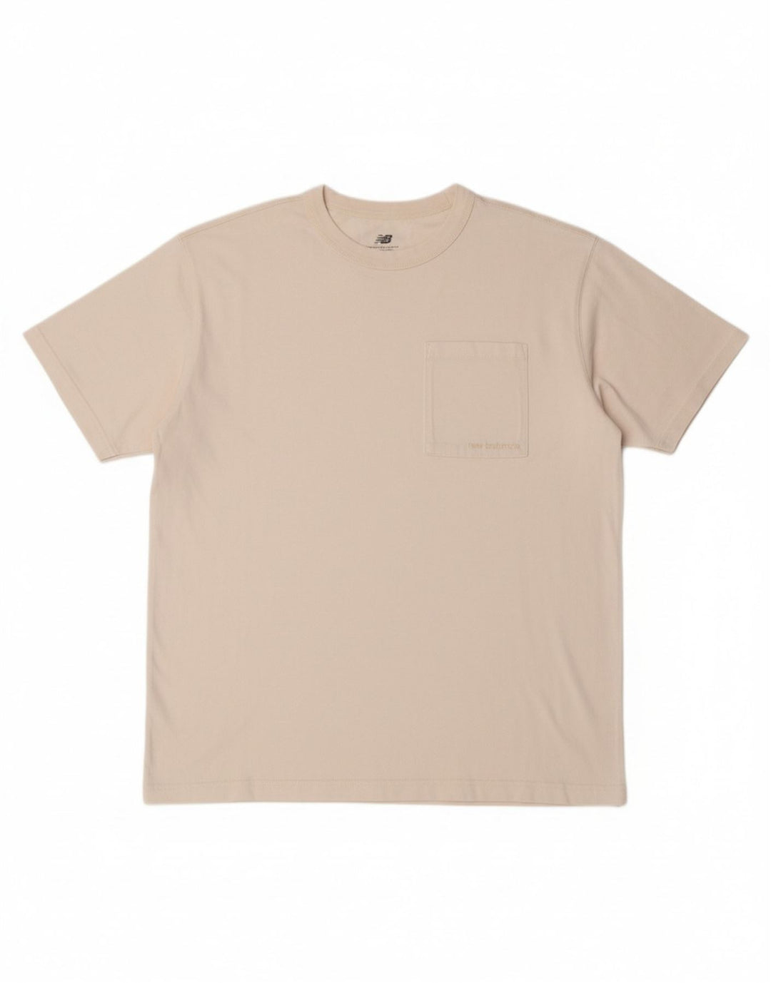 Camiseta masculina NEW BALANCE grande algodão off white