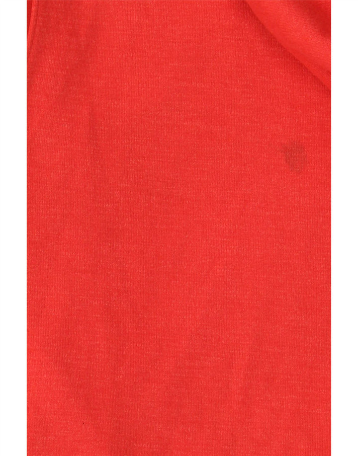 UNDER ARMOUR Meninos moletom com capuz 15-16 anos XL algodão vermelho