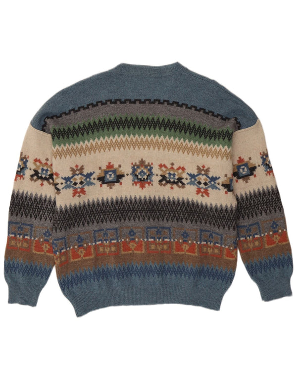 Jockey Mens Cardigan Sweater IT 56 2XL Multicolorido Geométrico