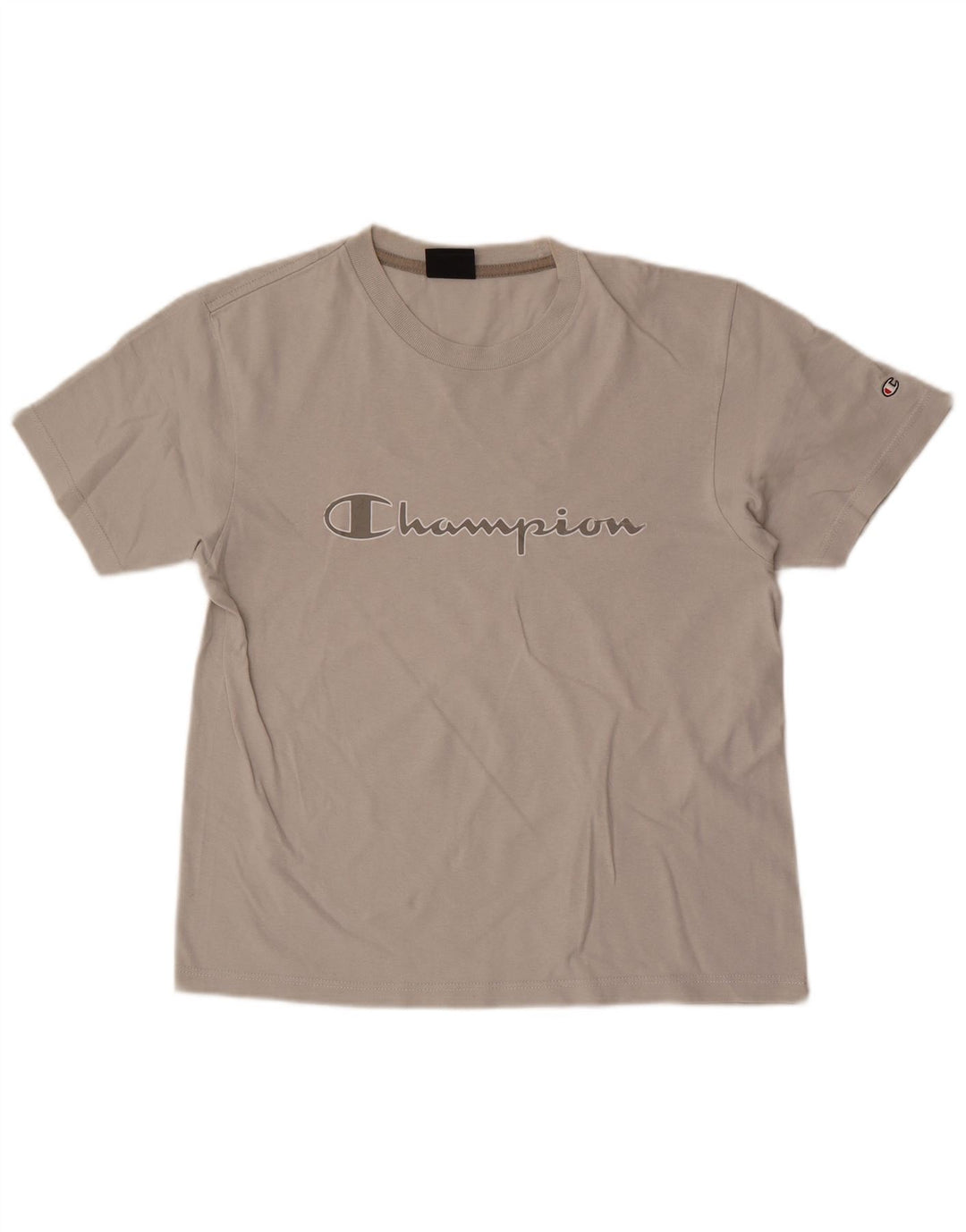 Campeão Mens Graphic T-Shirt Top Pequeno Cinza