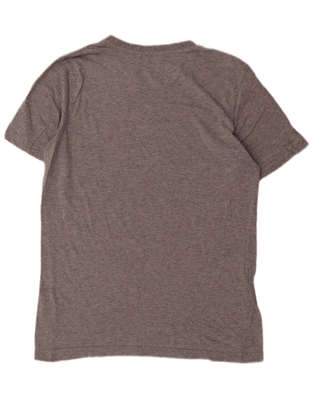 Camiseta masculina PUMA com estampa gráfica pequena de algodão cinza