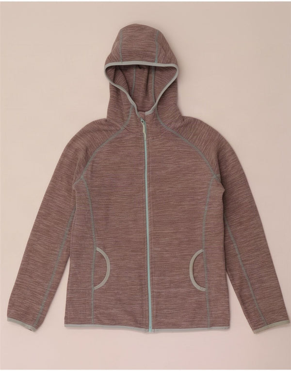 Jaqueta de lã com capuz feminina Mountain Warehouse UK 12 cinza médio manchado