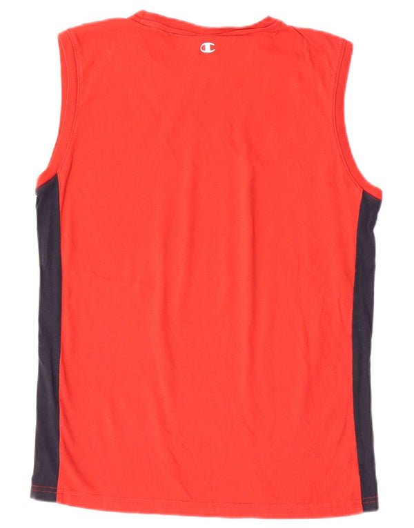 Colete gráfico Champion Boys Top 13-14 anos XL vermelho