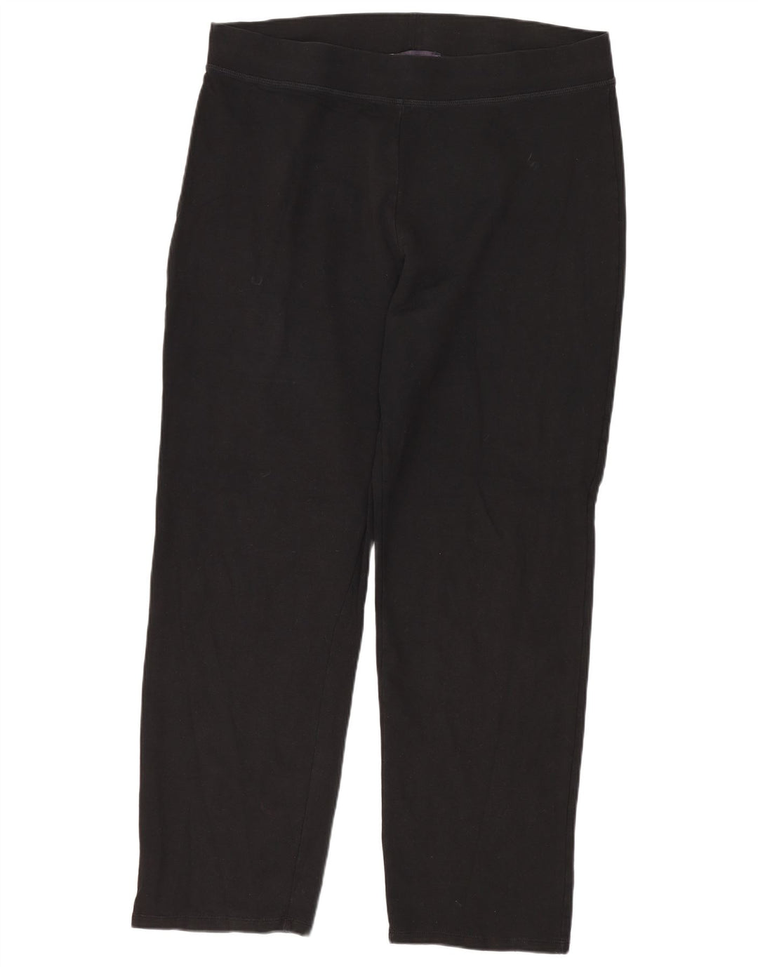 Leggings femininas Marks & Spencer Reino Unido 14 grande algodão preto