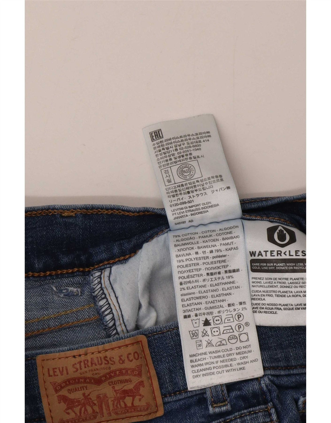 Calça Jeans Levi's Feminina Classic Bootcut US 10 Grande W30 L30 Azul Algodão