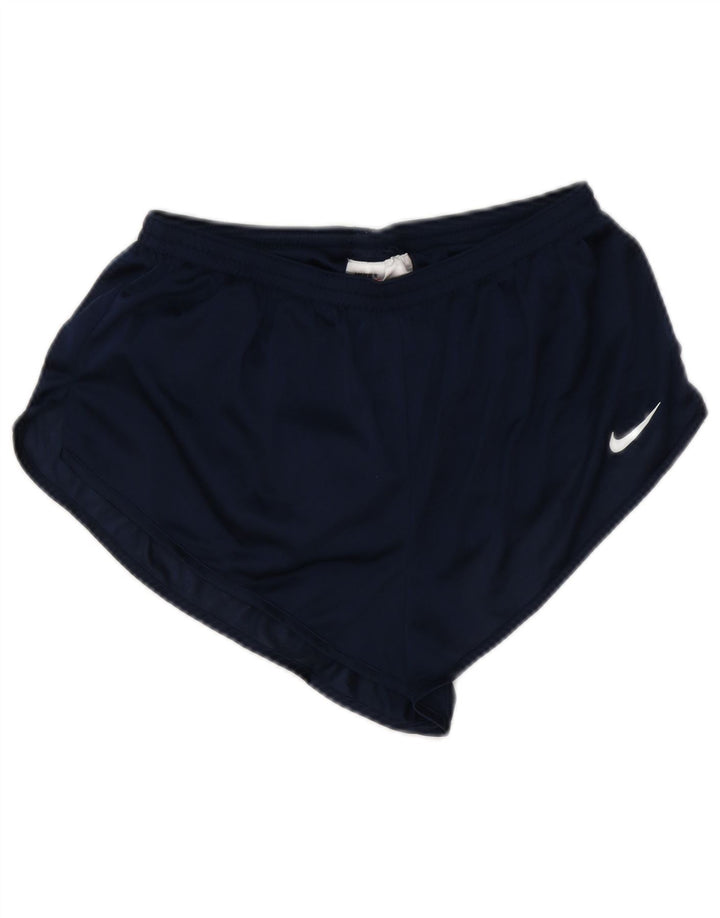 Shorts esportivos masculinos Nike grandes poliéster azul marinho