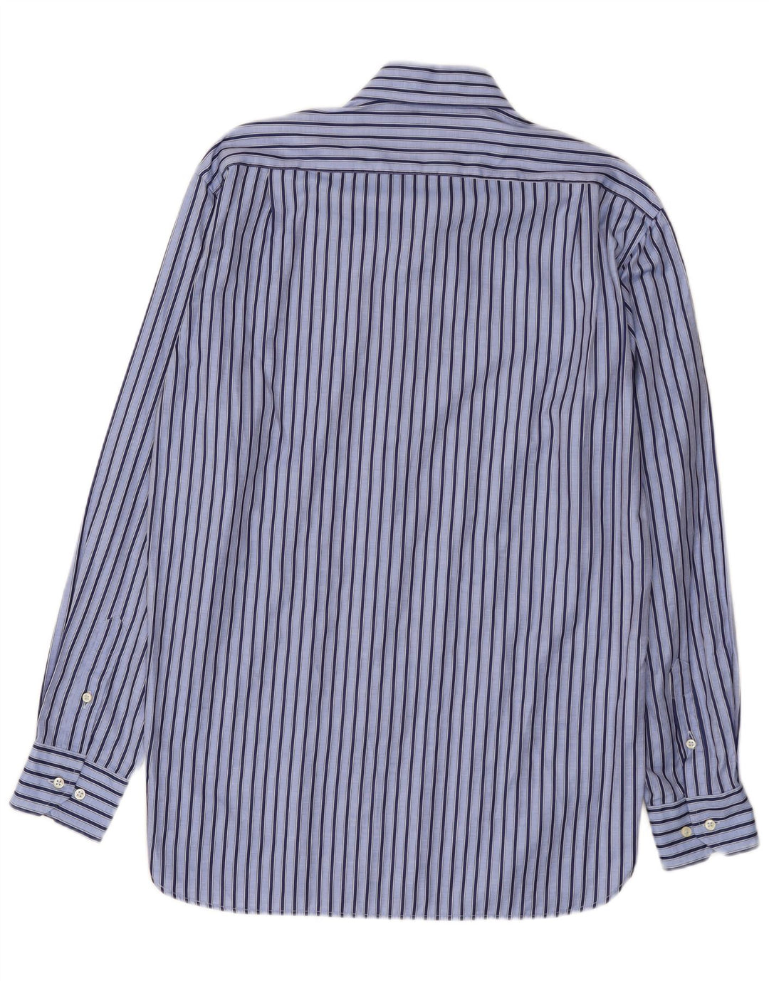 Camisa masculina Massimo Dutti tamanho 42 16 1/2 grande listrada azul