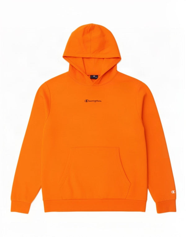 Jumper com capuz Champion Boys 15-16 anos 2XL algodão laranja