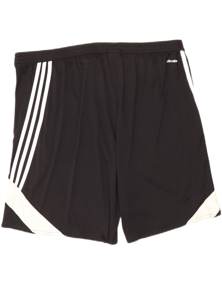 Adidas Masculino Climalite Sport Shorts 2XL Preto Colorblock Poliéster
