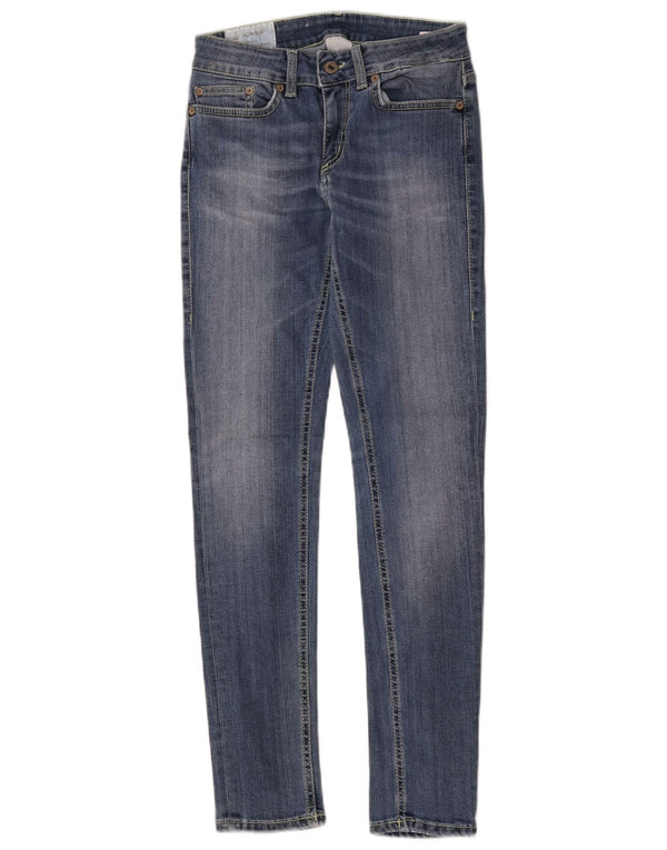Dondup Jeans Skinny Feminino W28 L29 Azul Algodão