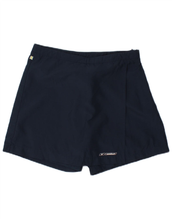 Reebok Womens Skort UK 10 Pequeno Azul Marinho Poliéster