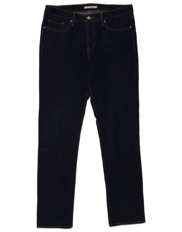 Calça jeans feminina Levi's 312 Shaping Slim W32 L32 azul marinho algodão