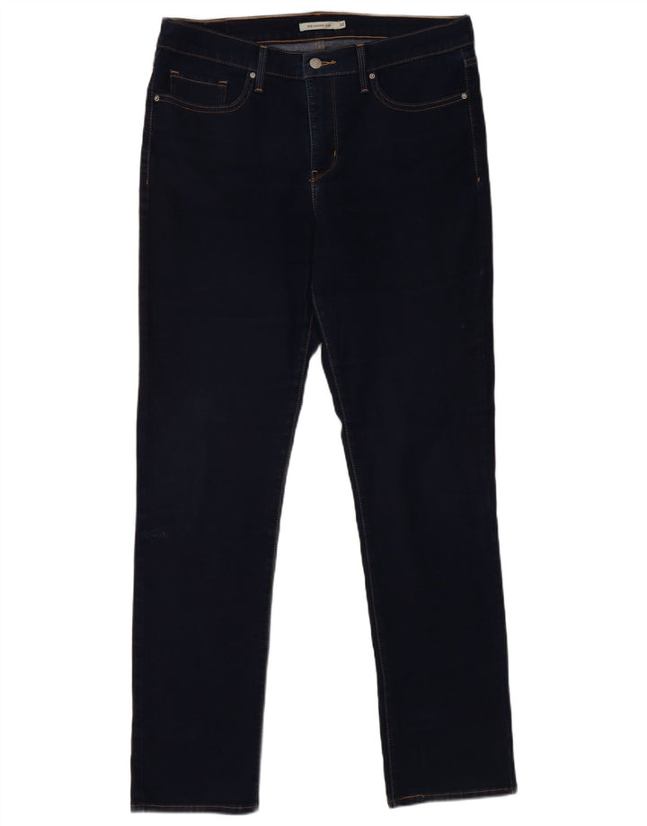 Calça jeans feminina Levi's 312 Shaping Slim W32 L32 azul marinho algodão