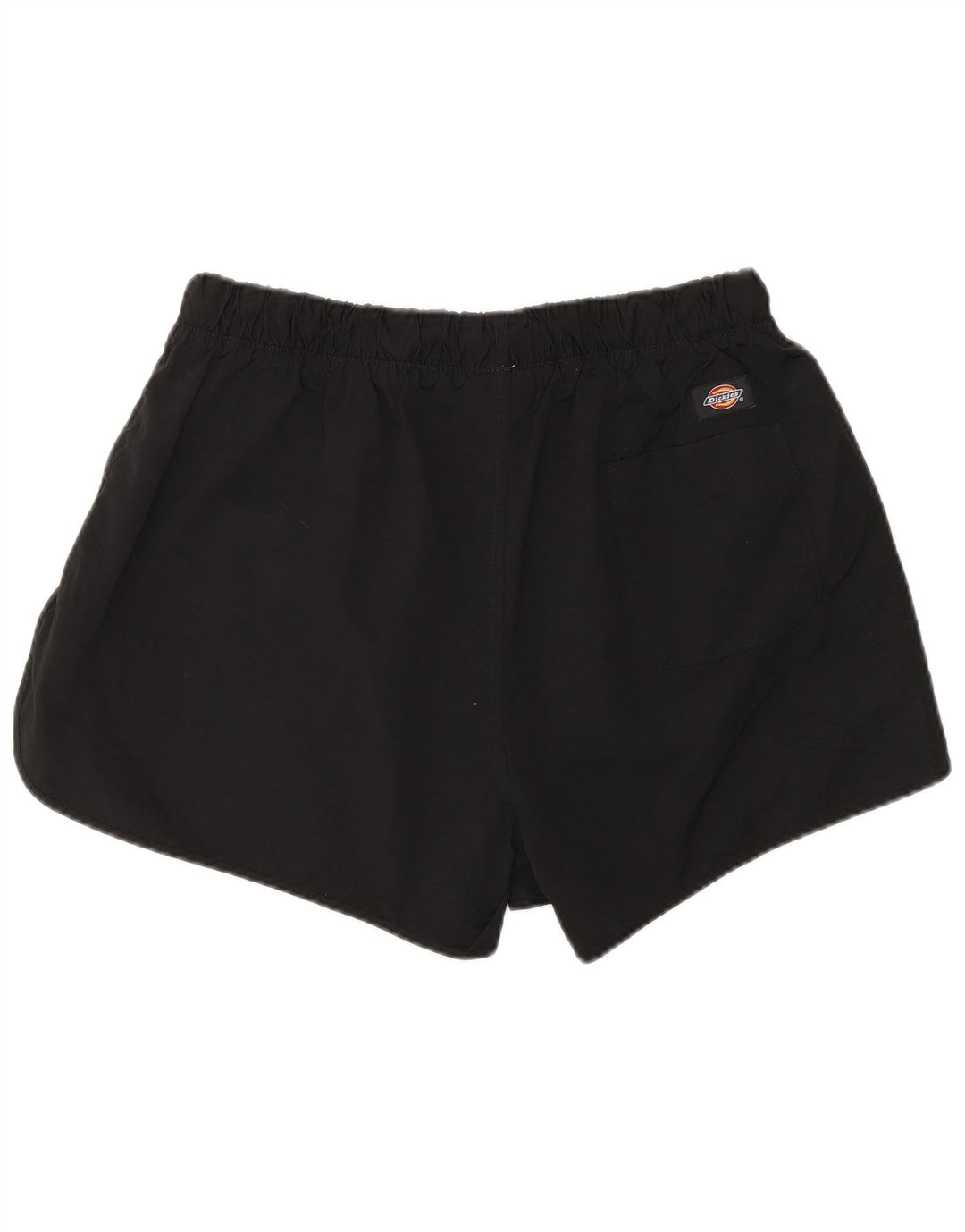 Shorts esportivos femininos DICKIES UK 16 grande poliamida preta