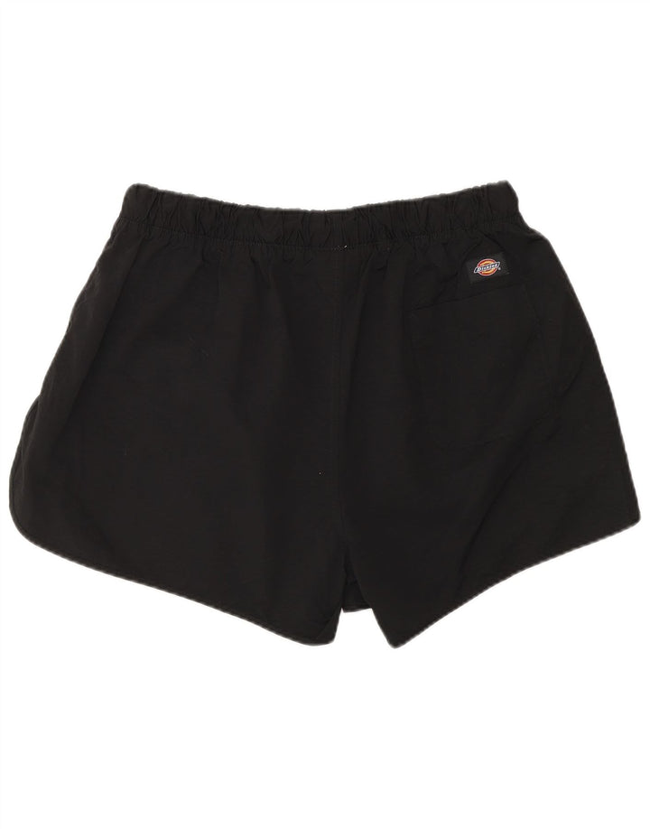 Shorts esportivos femininos DICKIES UK 16 grande poliamida preta