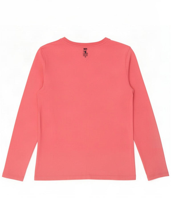 Tommy Hilfiger Boys Graphic Top Long Sleeve 13-14 Years Pink Cotton