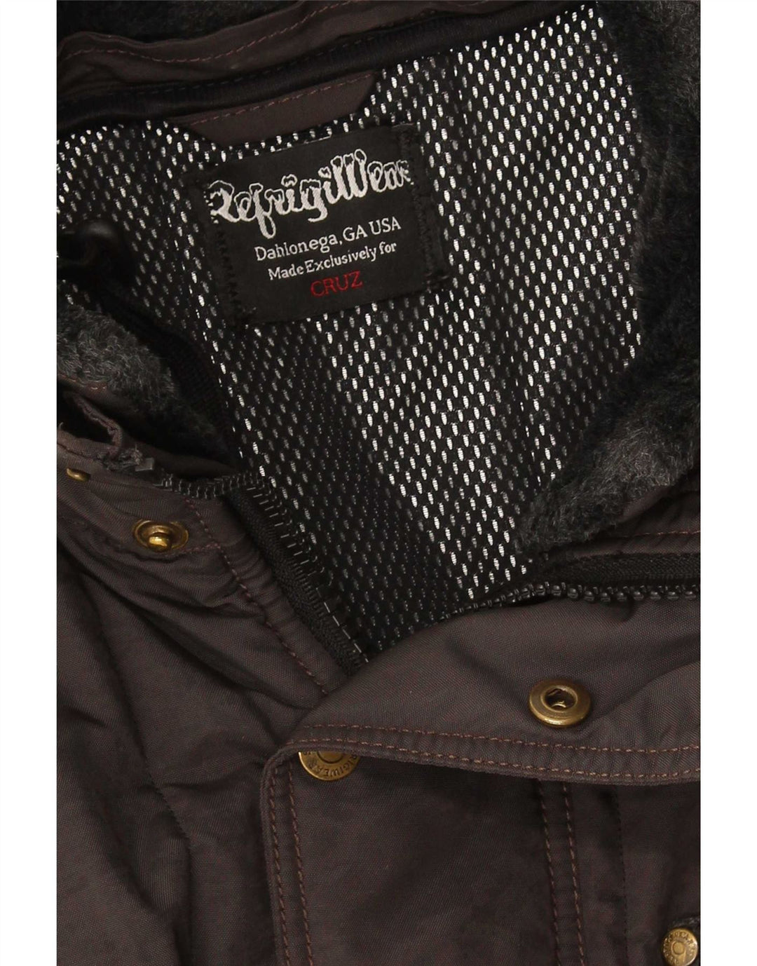 Jaqueta acolchoada masculina Refrigiwear UK 38 médio preto