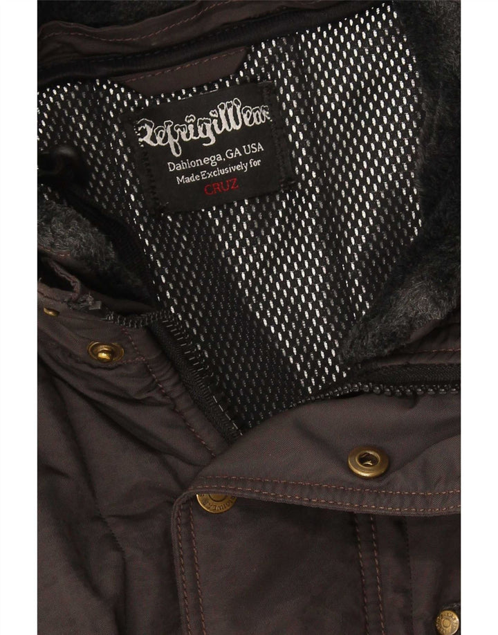Jaqueta acolchoada masculina Refrigiwear UK 38 médio preto