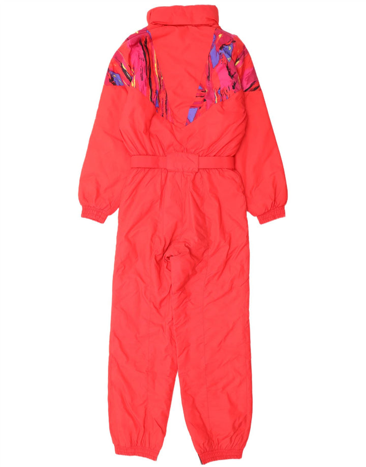 Macacão de esqui feminino Fila com capuz IT 44 médio vermelho geométrico