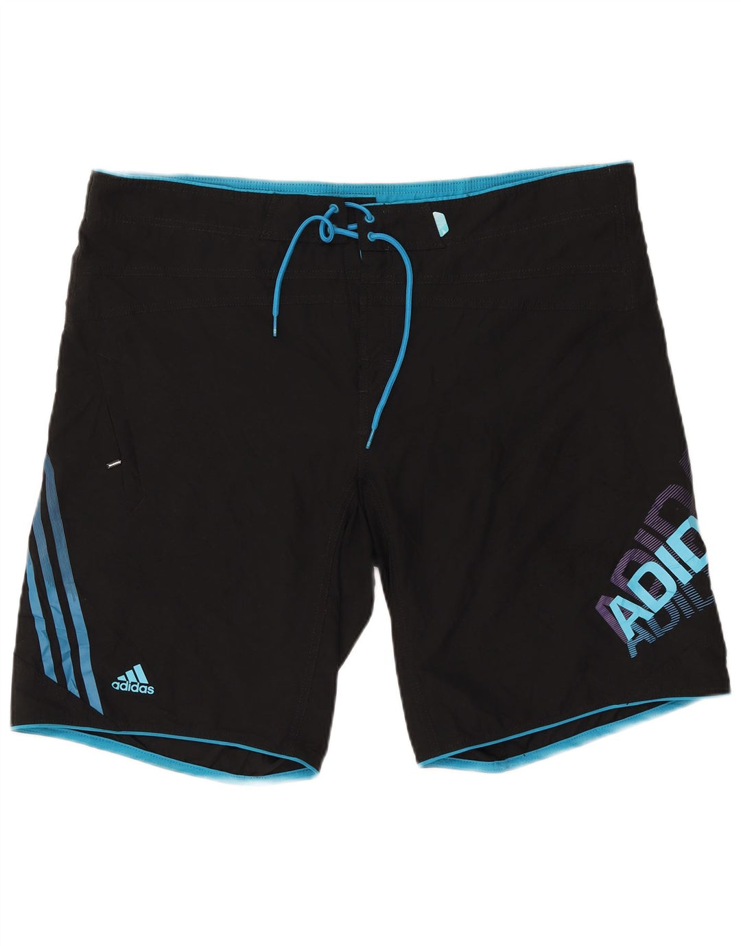 Shorts de natação masculinos ADIDAS XL preto poliéster