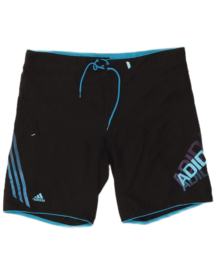 Shorts de natação masculinos ADIDAS XL preto poliéster