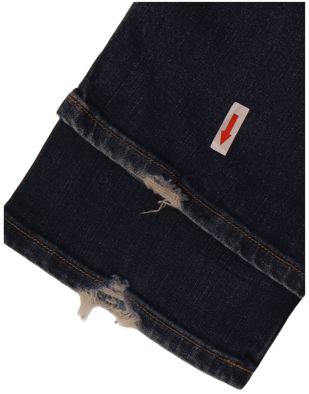 Calça jeans feminina Levi's 470 Straight W28 L34 azul algodão