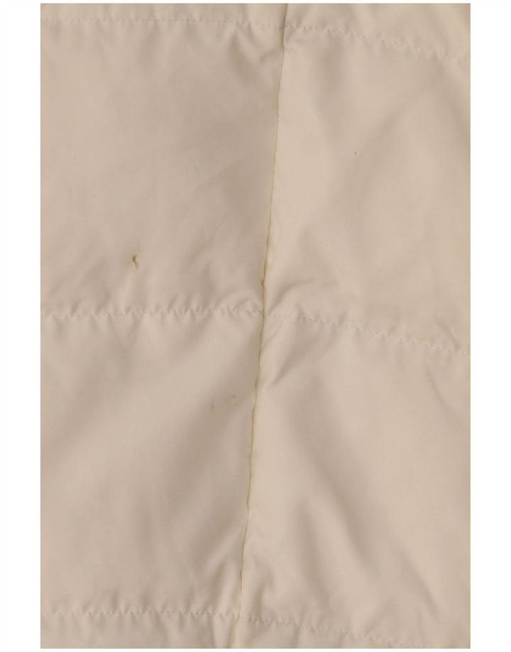 Colete acolchoado feminino Allegri UK 14 médio branco
