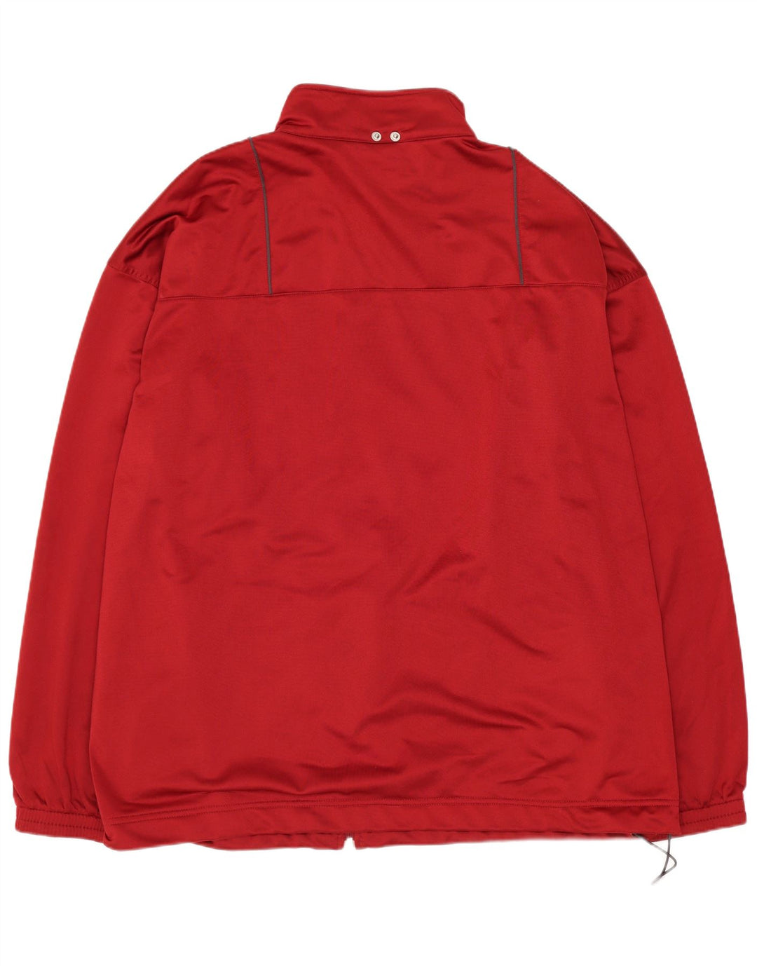 Reebok Mens Tracksuit Top Jacket XL Poliéster Vermelho