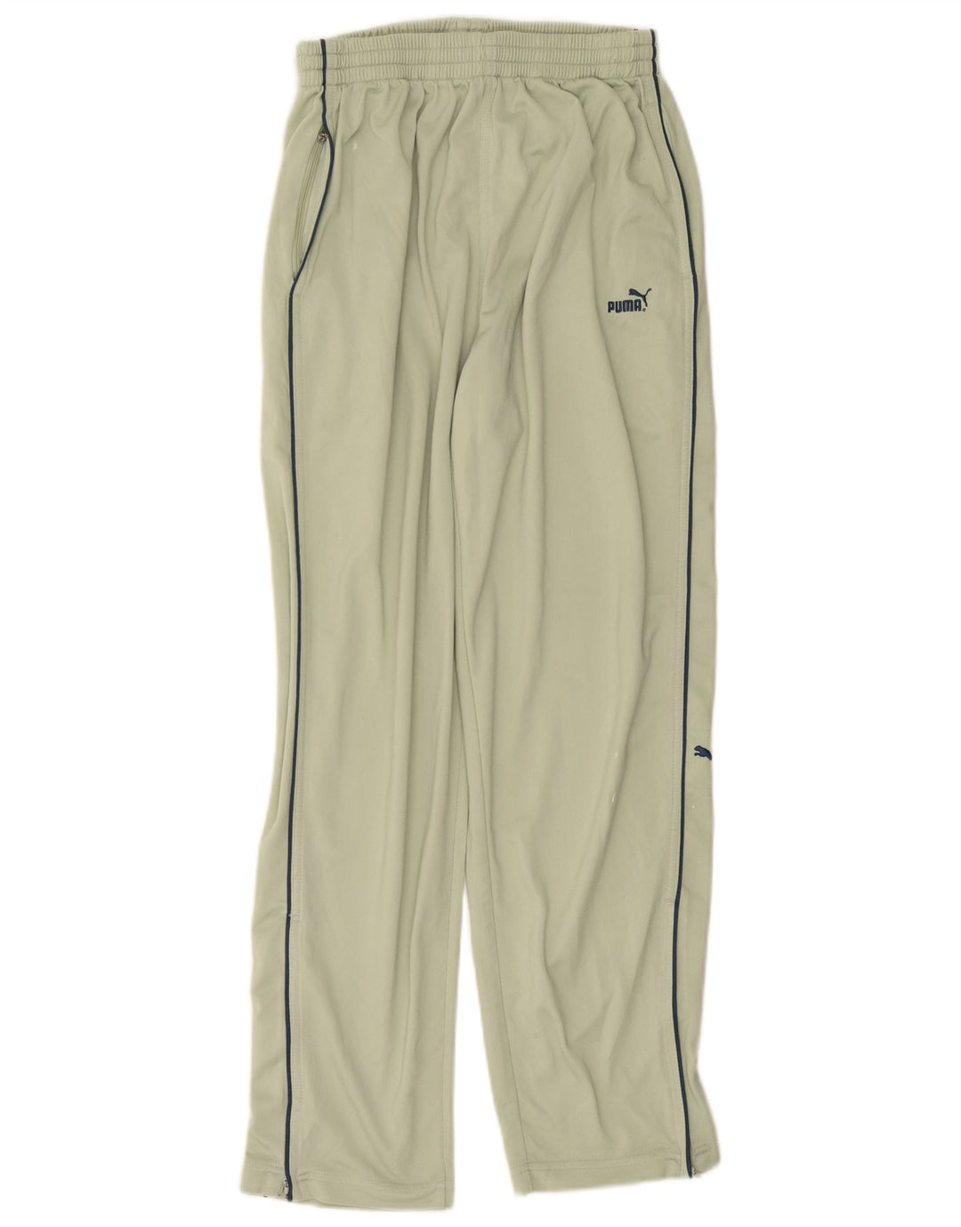 Calça de treino masculina PUMA poliéster verde médio