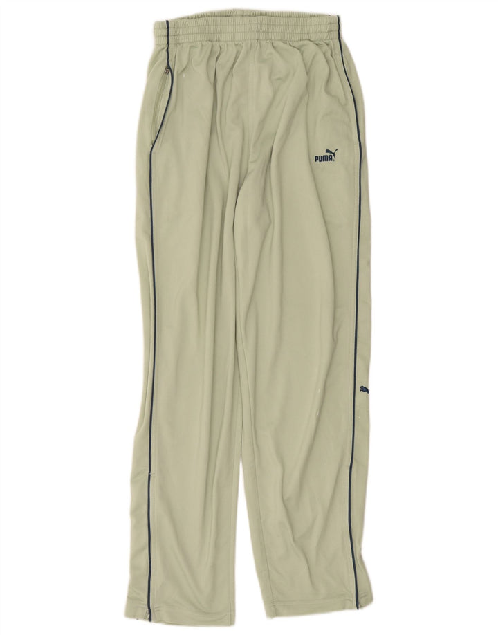 Calça de treino masculina PUMA poliéster verde médio
