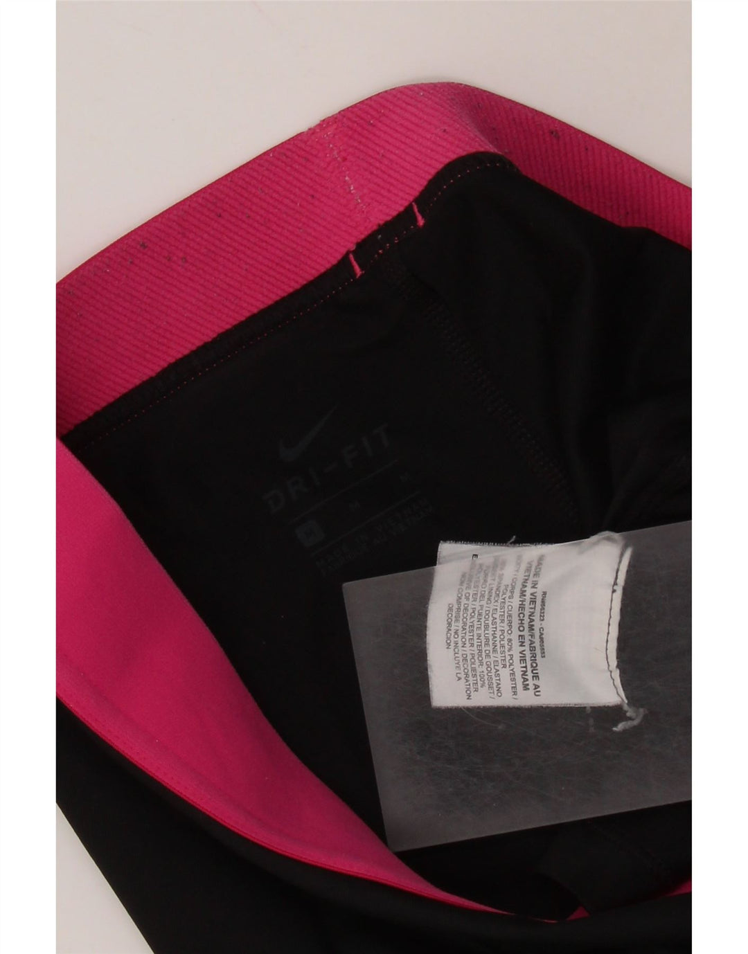 Shorts esportivos femininos NIKE Dri Fit Graphic UK 12 médio preto colorblock