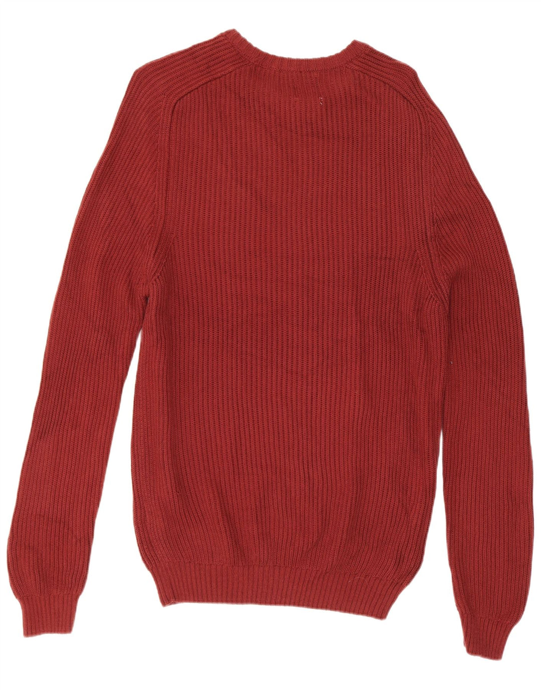 Zara Suéter masculino com gola canoa médio algodão Borgonha