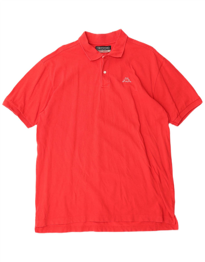 Camisa polo masculina KAPPA 2XL algodão vermelho