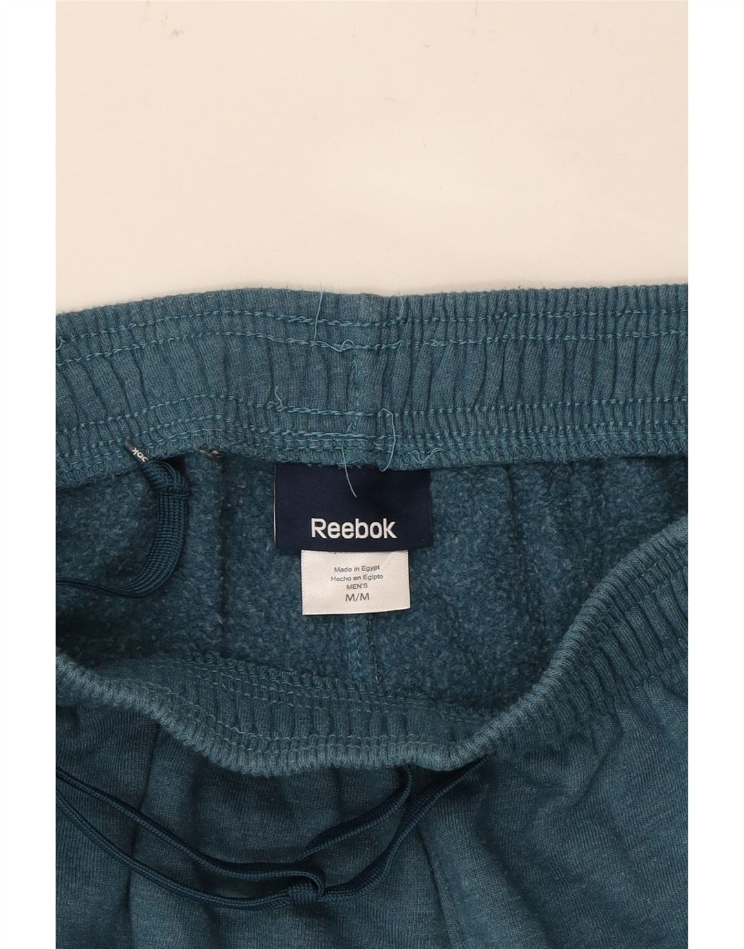 REEBOK Mens Tracksuit Trousers Joggers Medium  Blue Cotton Vintage Reebok and Second-Hand Reebok from Messina Hembry 