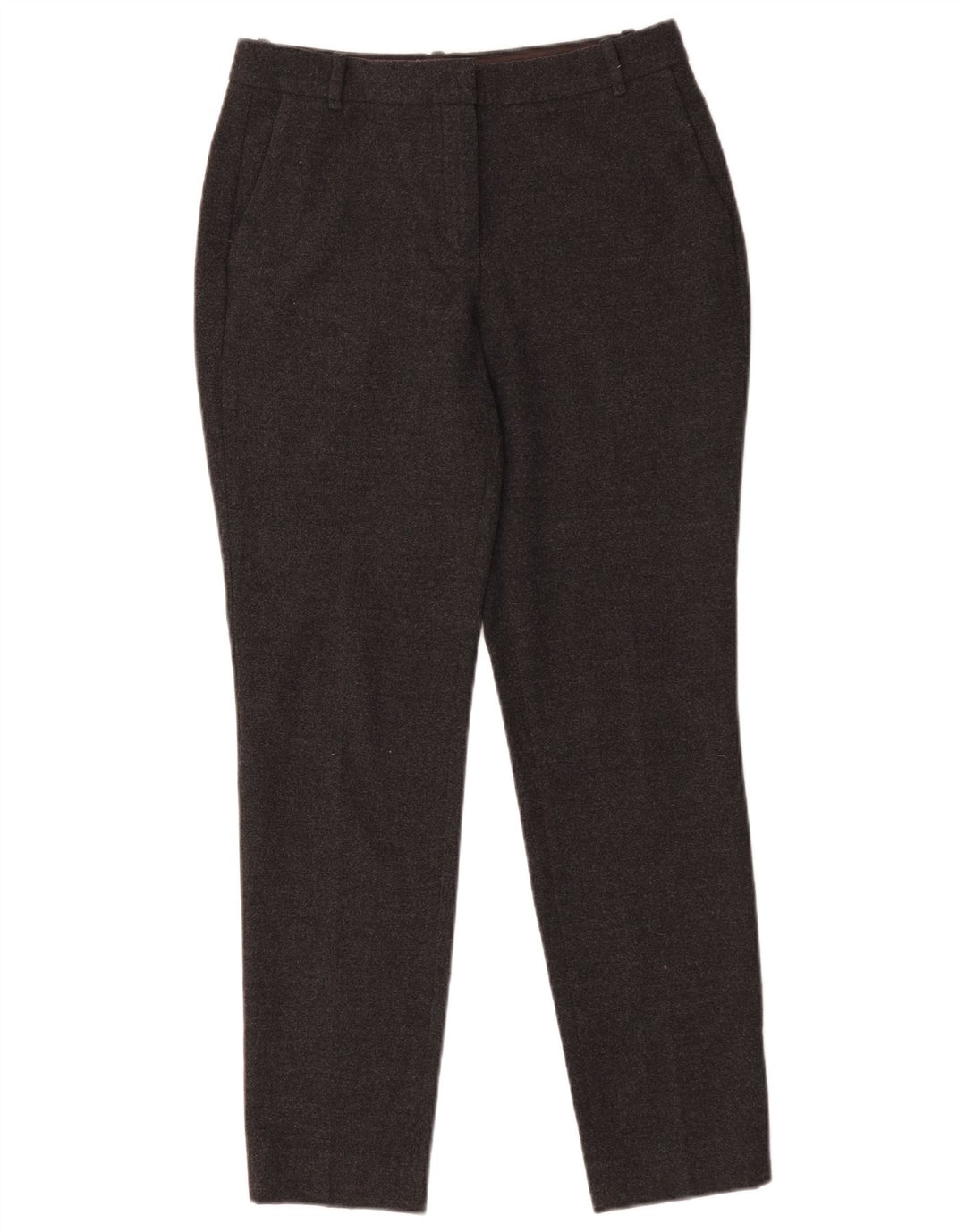 Calça Chino Slim Feminina Massimo Dutti EU 38 Pequeno W30 L29 Poliéster Cinza