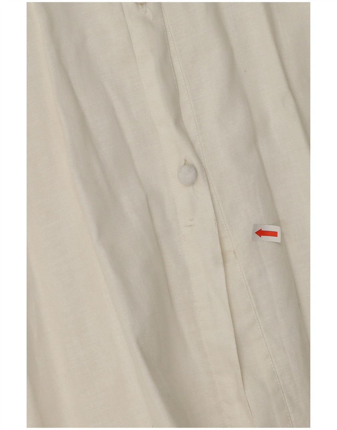 Blusa feminina VINTAGE manga 3/4 Reino Unido 14 médio branco floral