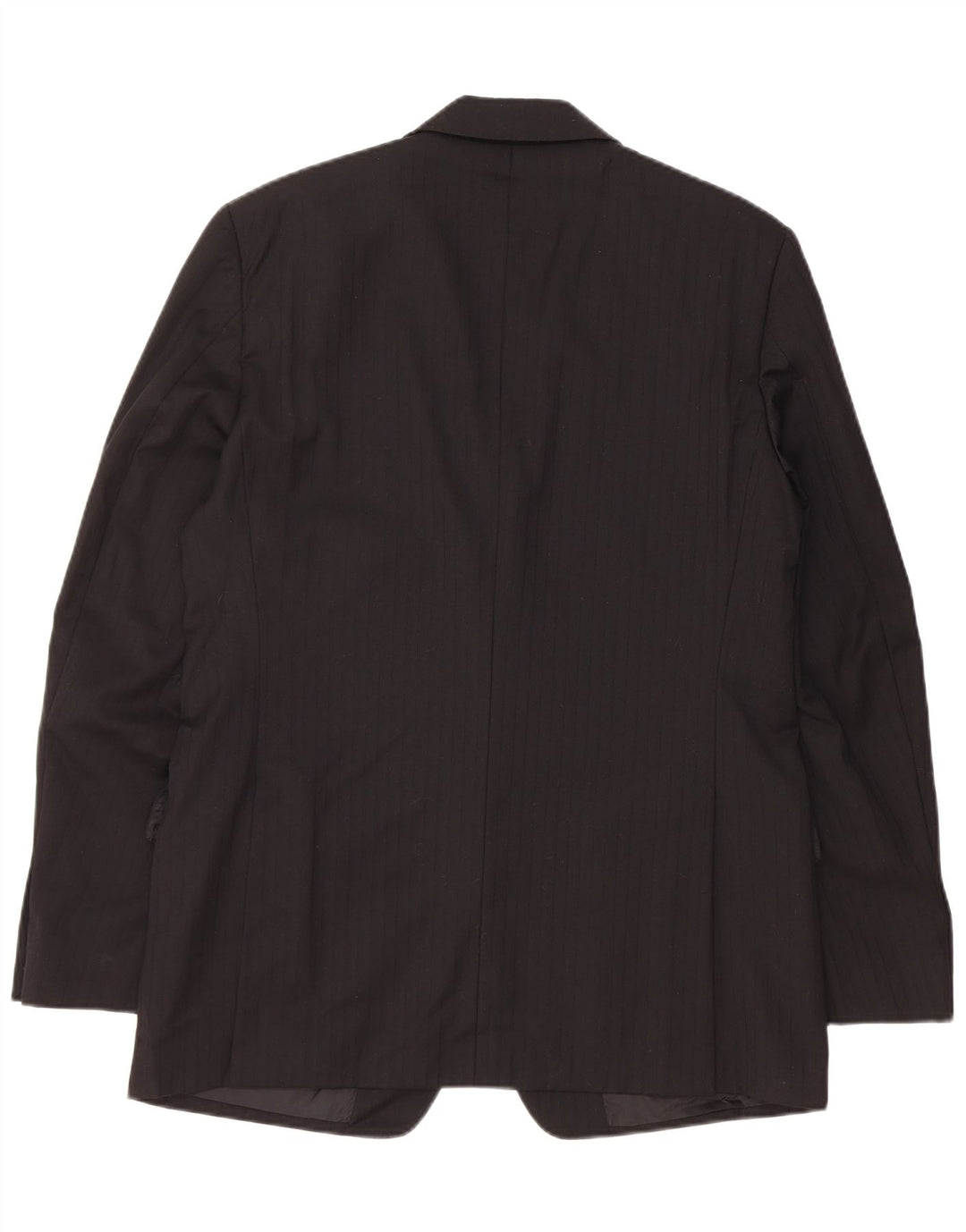 Jaqueta blazer masculina de 2 botões HUGO BOSS EU 50 grande listra preta