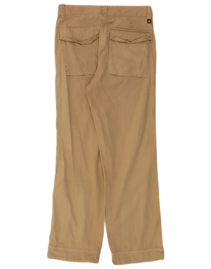 Calça cargo reta feminina Murphy & Nye W30 L30 algodão bege