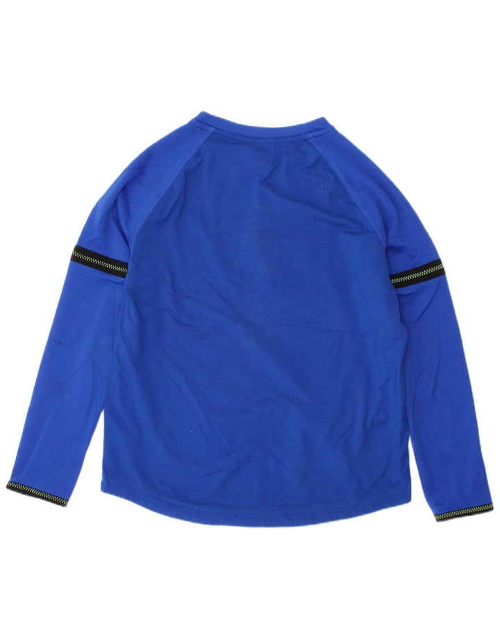 Russell Athletic Boys Top Manga Longa 6-7 Anos Poliéster Azul Pequeno