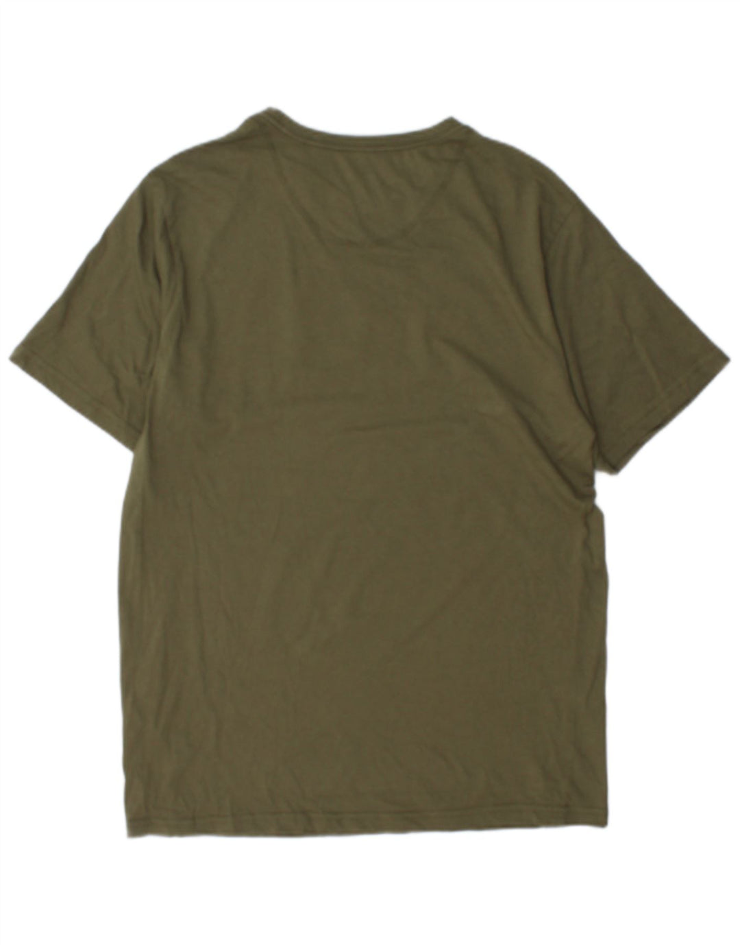 Camiseta masculina Ellesse com estampa gráfica grande de algodão cáqui