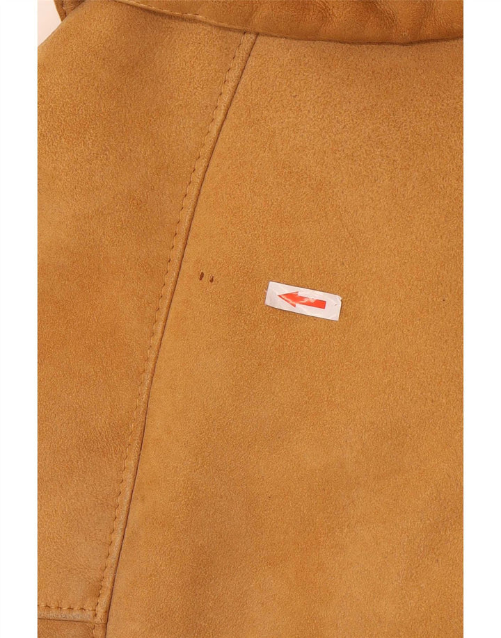 Jaqueta feminina de shearling superdimensionada Conbipel IT 42 marrom médio
