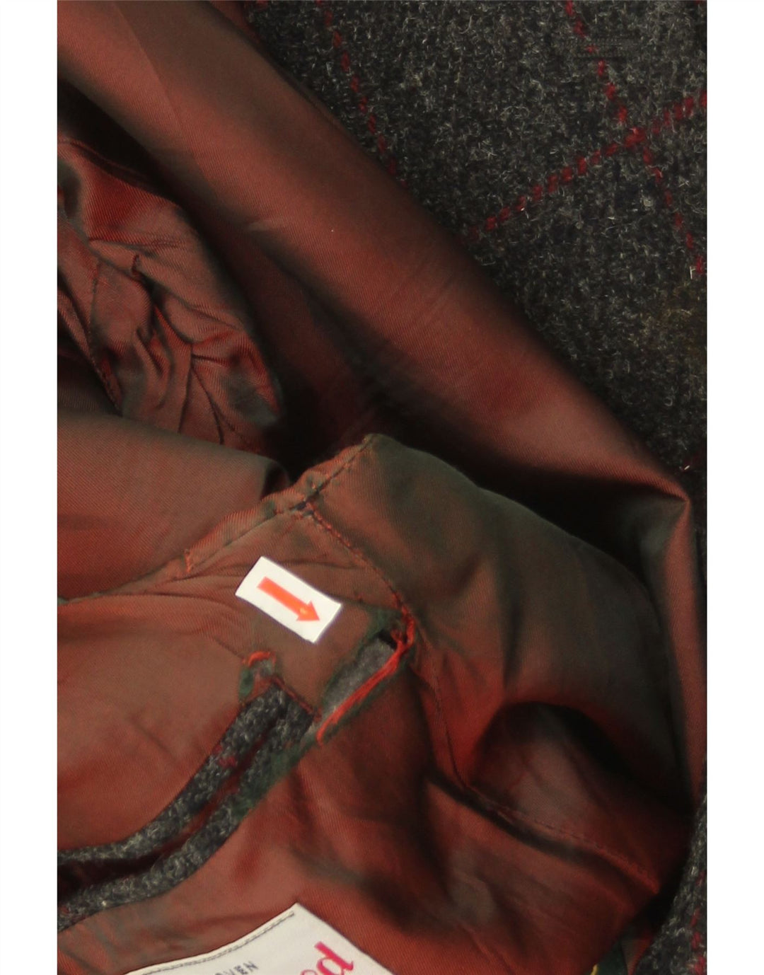 Jaqueta Blazer Scirocco Masculina Harris Tweed 2 Botões Reino Unido 40 Grande Cinza Xadrez