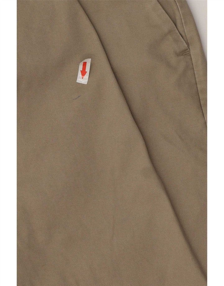 Billabong Mens Chino Shorts W32 Algodão Bege Médio