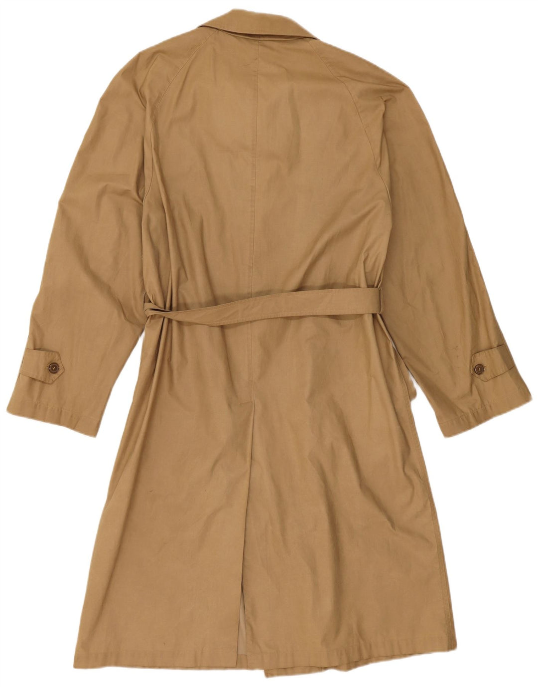 Trench Coat Vintage Masculino IT 50 Grande Poliéster Bege