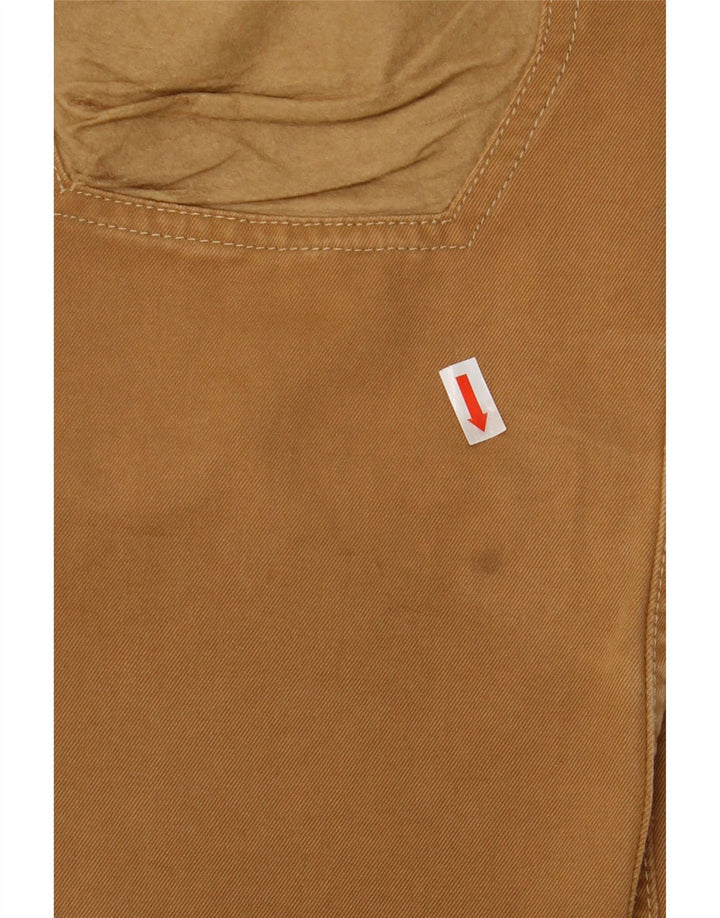 JECKERSON Mens Straight Casual Trousers W36 L33 Brown Cotton Vintage Jeckerson and Second-Hand Jeckerson from Messina Hembry 